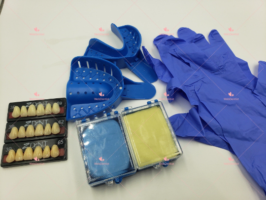 Flipper, Partial denture Impression Kit